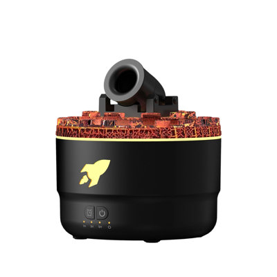 Battery Aromatherapy Convenient Home Bedroom Colorful Flame Light Big Spray Humidifier