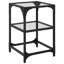 Petite table basse carrée vidaXL-96113111-96113113