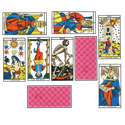 Tarot Card 9 pièces en carton