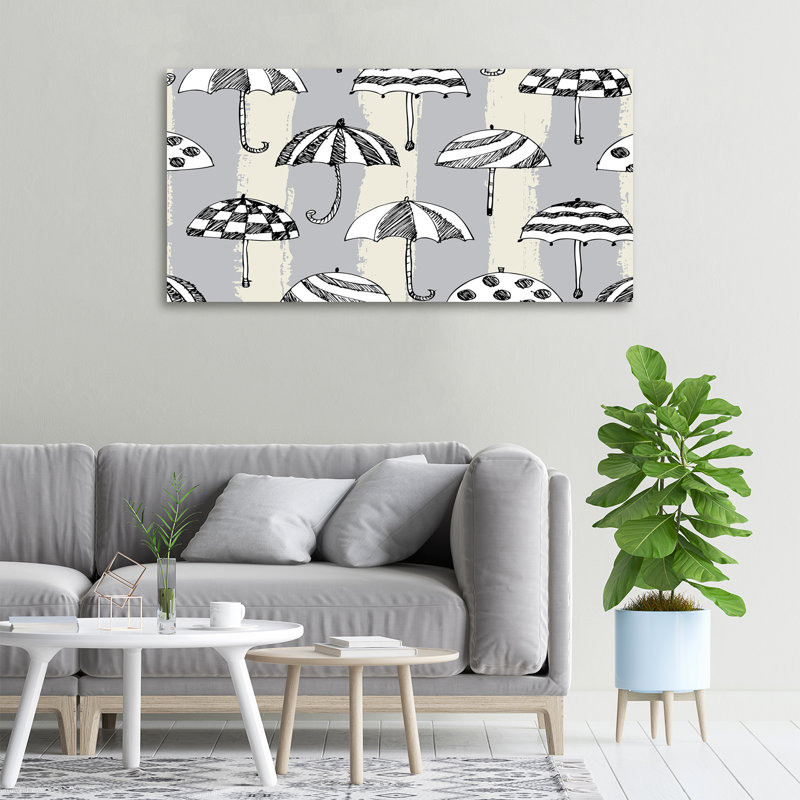 Umbrellas - Wrapped Canvas Print