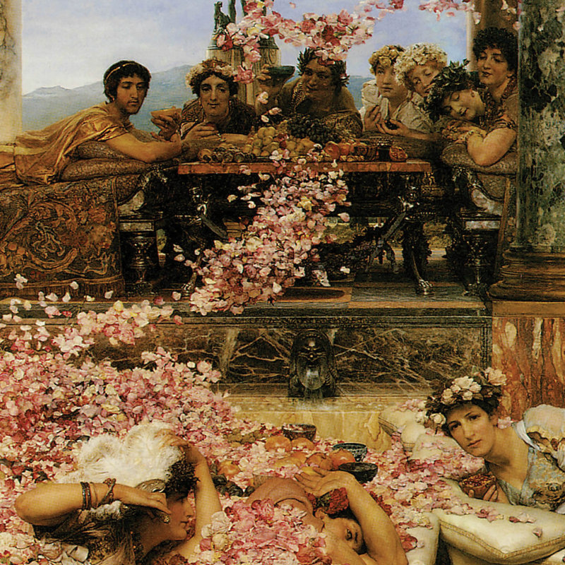 The Roses Of Heliogabalus, 1888 Print by Lawrence Alma-Tadema, 16.25" H x 21.25" W x 1.875" D