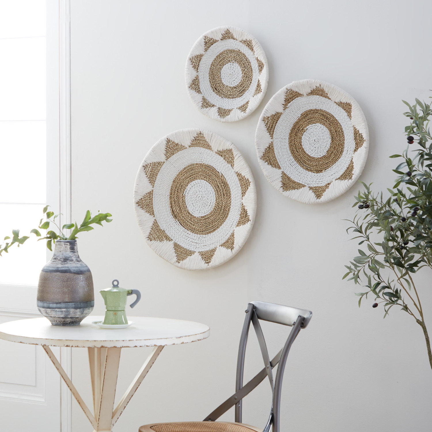 Fabric Wall Decor, White