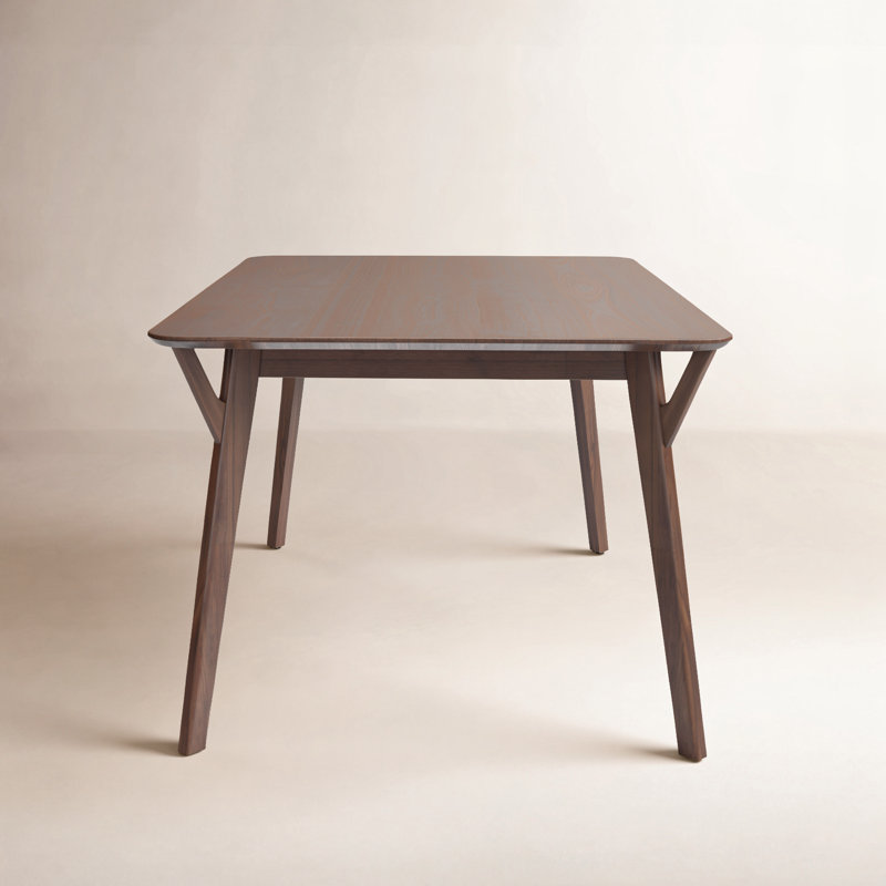 Evanston 71" Wood Dining Table, Walnut
