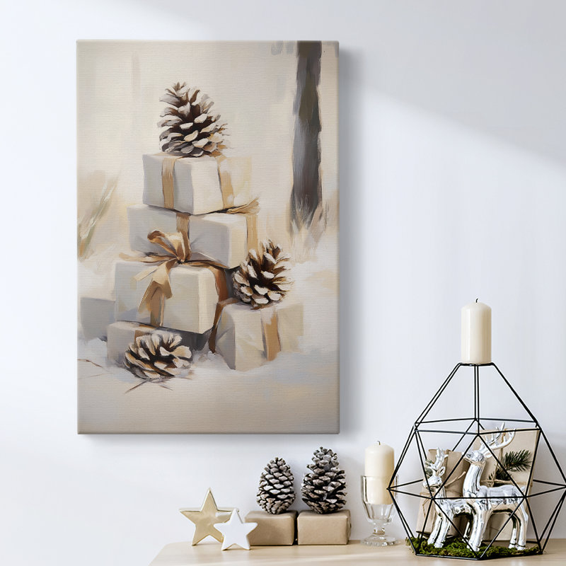 Art des Fêtes de Noël - Toile tendue avec châssis - Série 2-CECXI, H 60 po x l 40 po