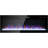 50 Inch Recessed Ultra Thin Tempered Glass Front Wall Mounted Electric Fireplace With Remote And Multi Color Flame & Emberbed, LED Light Heater-1115629403