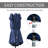 Double-Sided Rectangular Patio Umbrella with Base-248885688