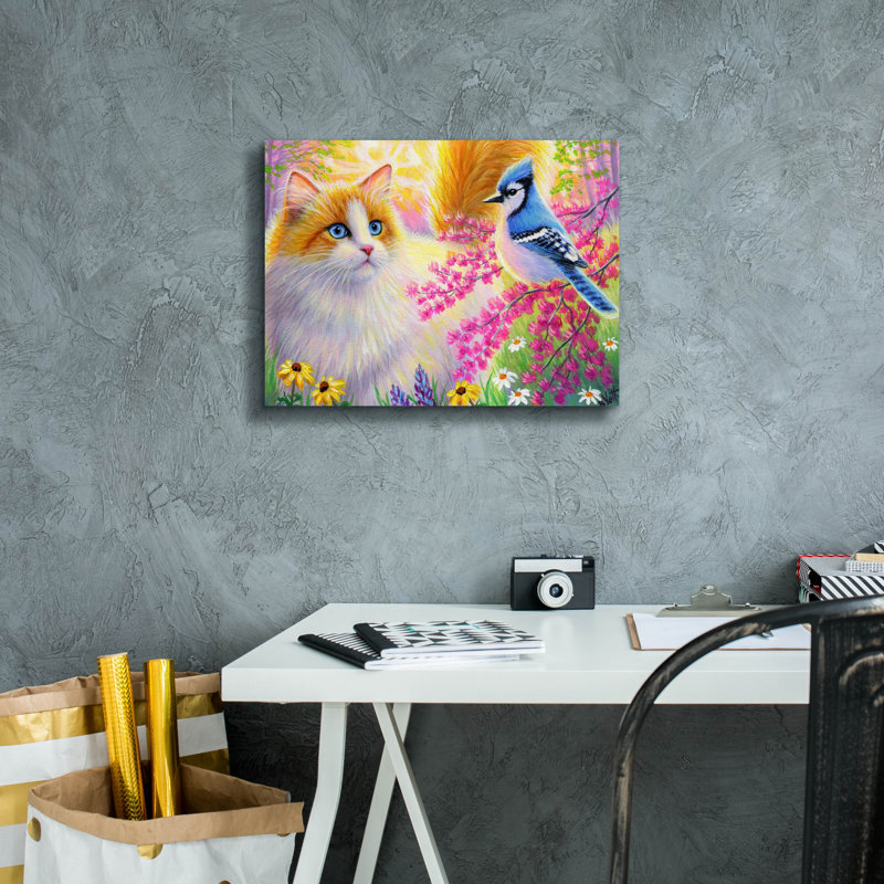 «Sunshine In Ambers Meadow» par Bridget Voth, H 12 po x l 16 po x P 0,75 po
