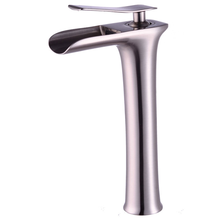 Single-Hole Single-handle Bathroom Faucet with Drain Assembly