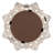 Klondike Solid Wood Round Mirror