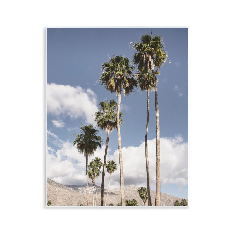 Plaque murale Palm Springs Looming Trees, design par Danita Delimont