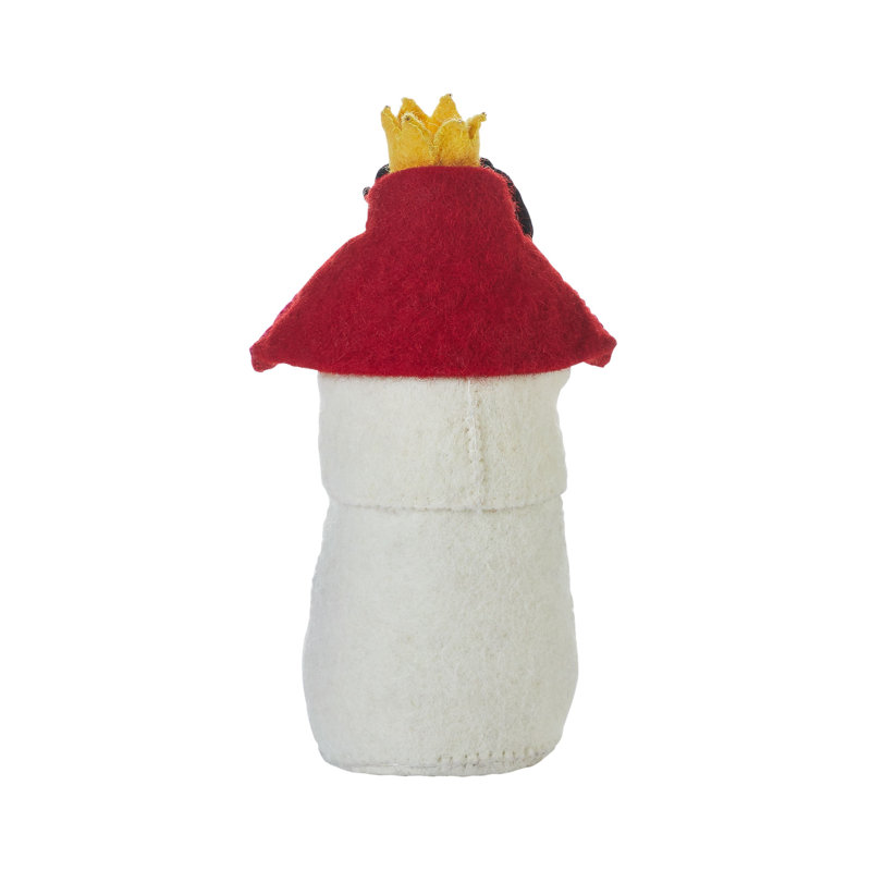 Handmade Felted Wool Nativity Scene Set, 7 Pieces