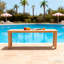 Wood-Textured Dining Table, Patio Table-2063810930