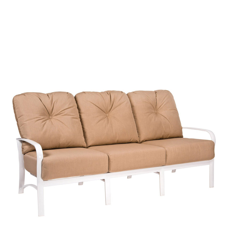 Fremont Outdoor 3 - Seat Patio Sofa, Matte White