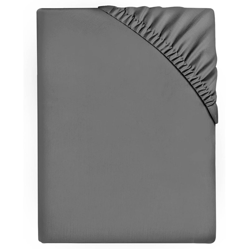 Super Dreamer Fitted Sheet Solid Colour - Polyester Single Double King Size Machine Washable High Quality Yarn Bed Set