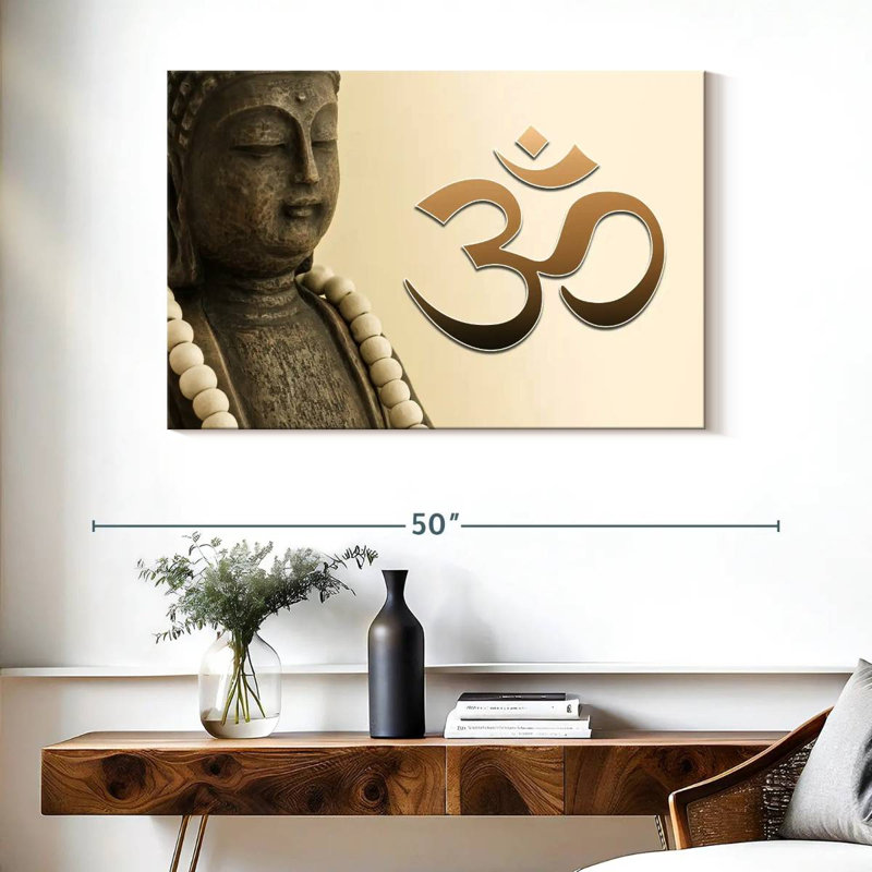 Enseigne de Bouddha Adella, H 26 po x l 39 po
