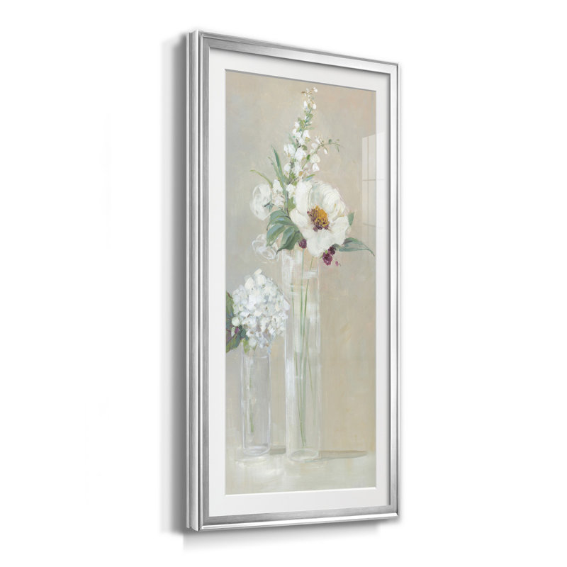 " Select Blooms ", 14.5" H x 26.5" W x 1.5" D, Silver