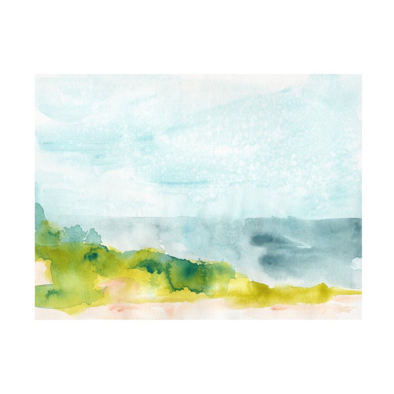 June Erica Vess Spring Shoals II Modern Canvas Art
