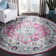 Christa Oriental Fuchsia/Aqua Area Rug