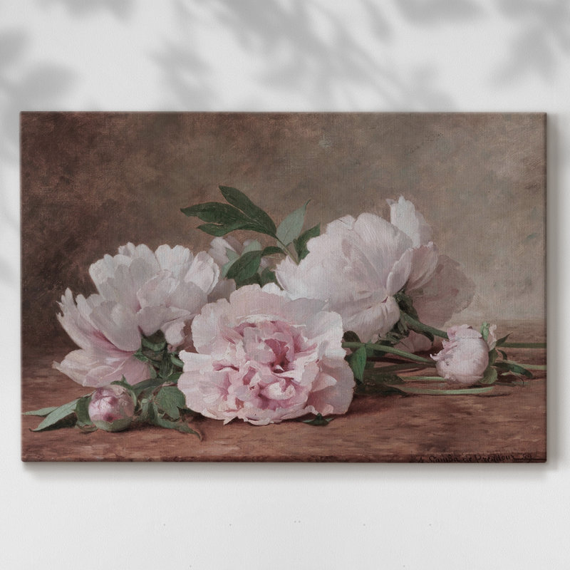 Motif floral rétro-LIX-Cavas, 24 x 36