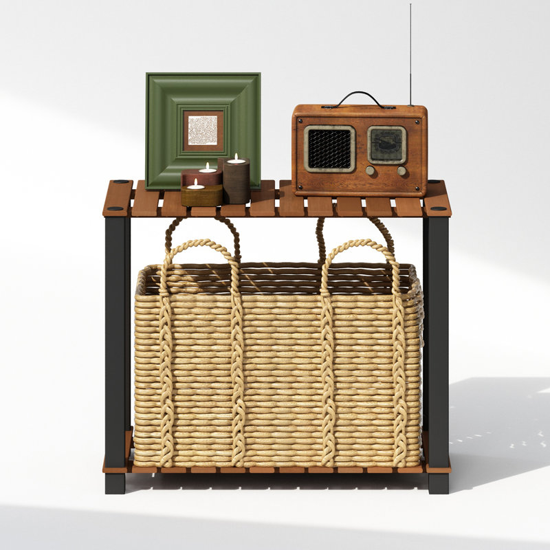Étagère en bois à 2 niveaux Furinno Turn-N-Tube
