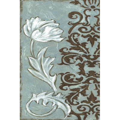 Floral And Damask I by Chariklia Zarris - Wrapped Canvas Painting