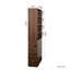 70,87 po, armoire de rangement H 70,87 po, tablette à 4 niveaux, 3 tiroirs latéraux, grande bibliothèque moderne en bois pour le bureau à domicile-130474986