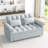 Loveseats Sofa Bed With Pull-Out Bed-1880662608