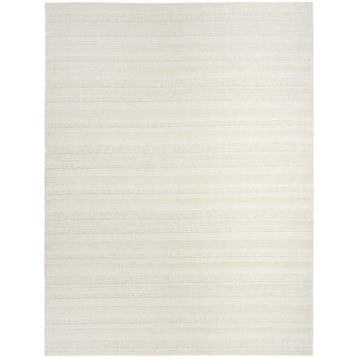 Tapis d'intérieur contemporain ivoire multicolore DKNY