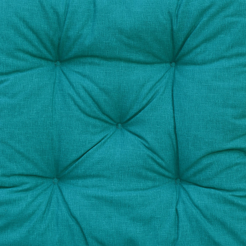 Garden Seat Cushion, Turquoise