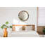 Huldar Glass Flat Wall Mirror