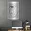 «Face Line 4», impression sans cadre sur métal-1958009912