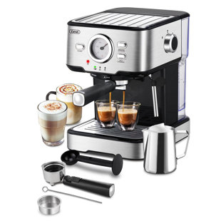 Gevi Espresso Machines 20 Bar Fast Heating Automatic Coffee Machine with Milk Frother Steam Wand