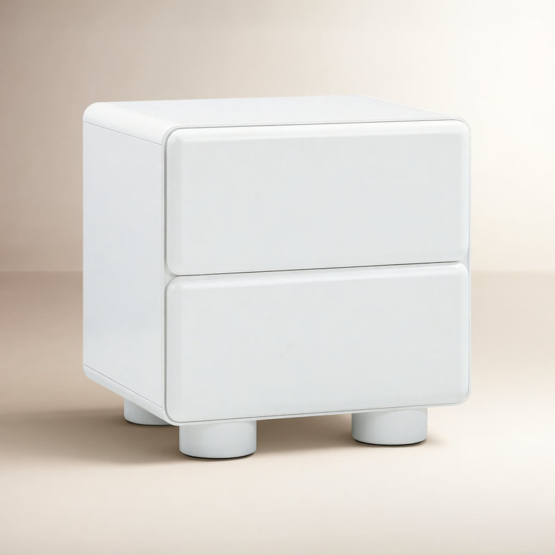 Liviana 22'' W Solid Wood Nightstand, White