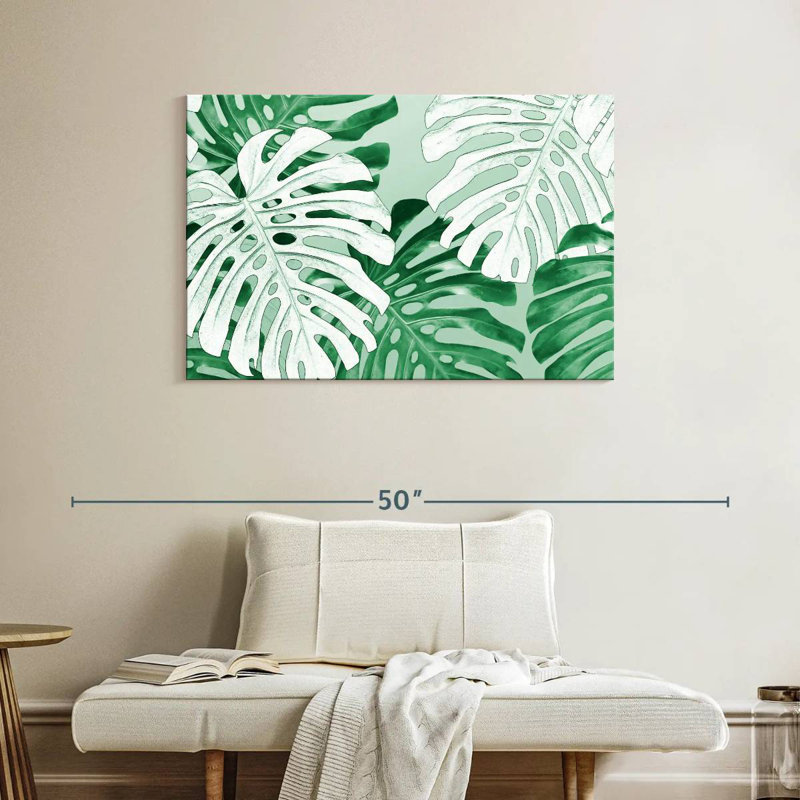 Monstera de la jungle tropicale Harnek, H 26 po x l 39 po