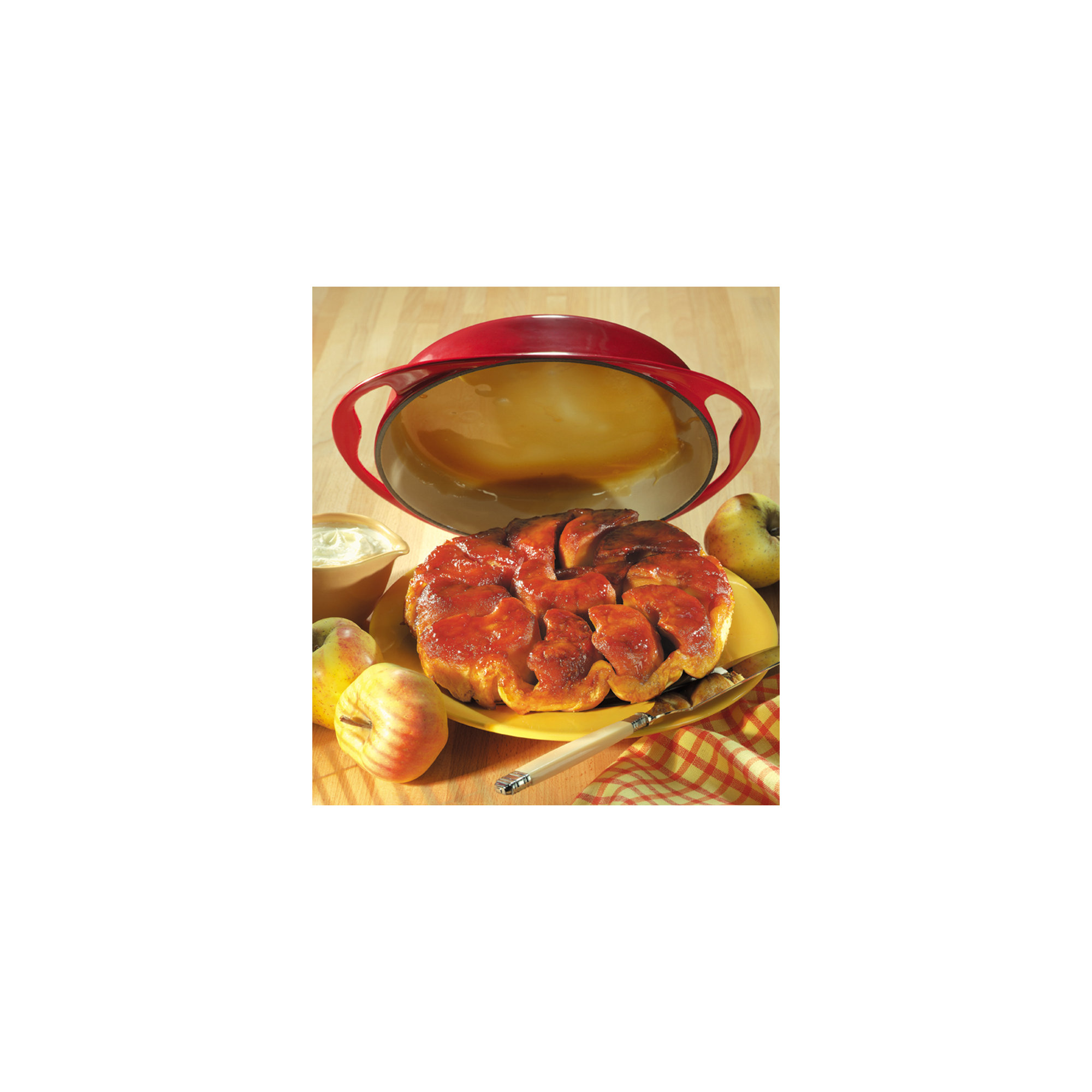 Le Creuset Enameled Cast Iron Tart Tatin Dish, Cerise