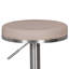 Gabrielle Swivel Upholstered Faux Leather Adjustable Height Bar Stool