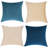 Velvet Throw Pillow Covers,Contrasting colors Pillows Decorative Set of 4-114187996-114187993