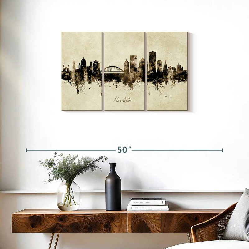 Rochester, New York, horizon III, H 20 po x l 33 po
