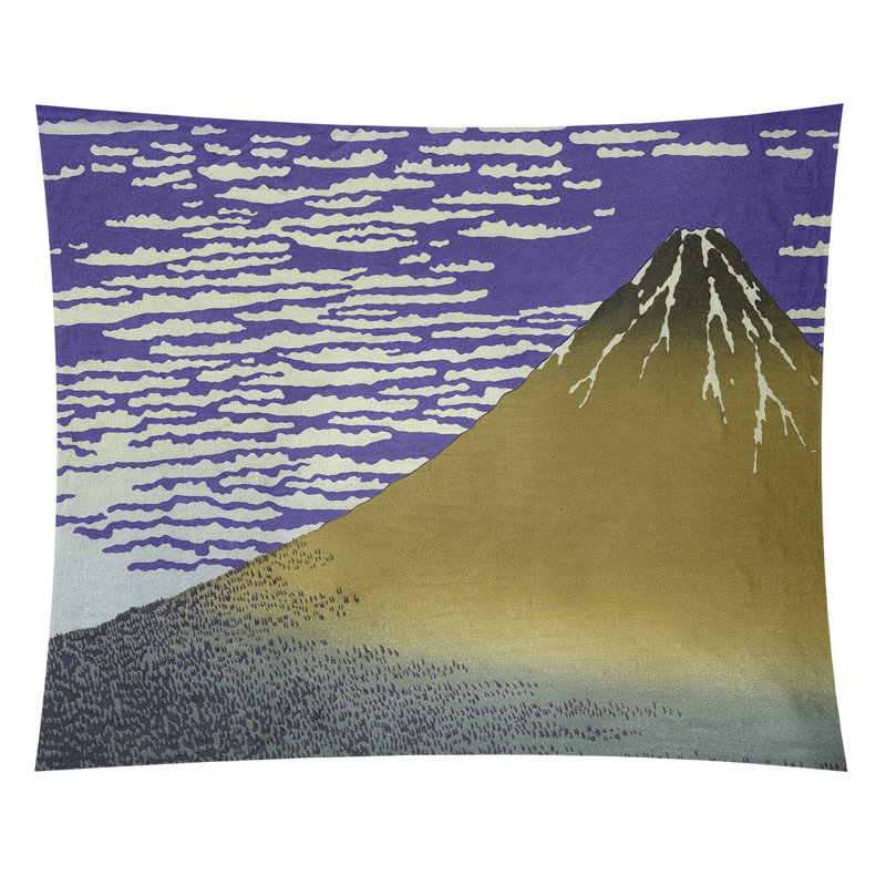 Tapisserie murale matinale fine Wind Clear, H 107,5 po x l 91 po, Mauve / gris / sable
