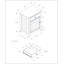 Table d'appoint avec tiroir de rangement et armoire-2136353867