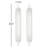 Galerie White Metal Tall Narrow French-Inspired Mirrors-116400080-116400078