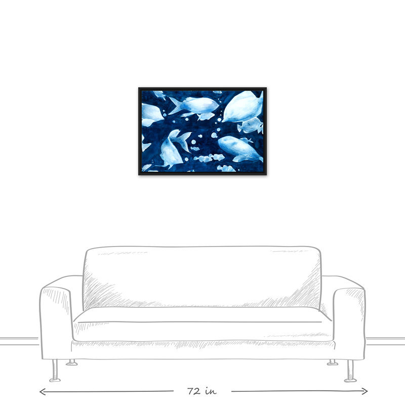 " Fish ", 20" H x 30" W, Wrapped Canvas