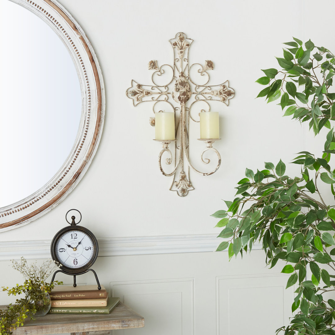 Iron Candle Wall Light One Allium Way®