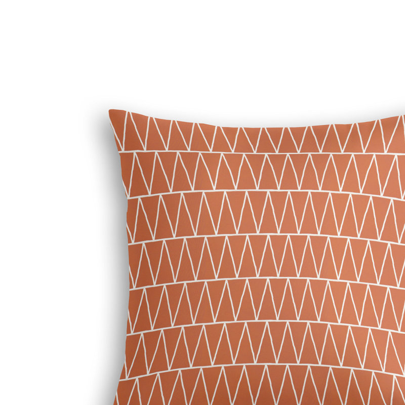 Coussin décoratif en polyester Emilia, 22 po x 22 po, Fiesta