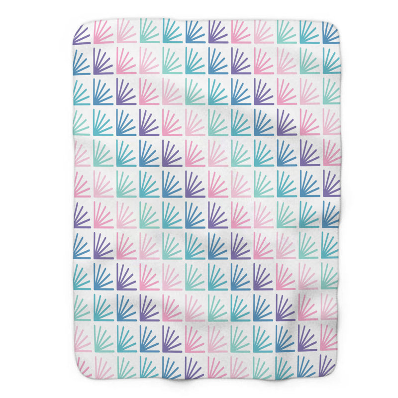 Couverture en sherpa de qualité supérieure 1 pièce Mermaid Allure 0076, L 60 po x L 80 po