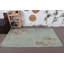 Tapis vert, tapis de luxe, tapis de décoration intérieure, tapis turcs, tapis rétro, tapis 3,8 x 6,6 pi