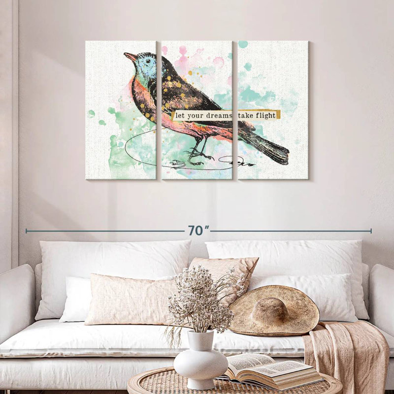 Brampt Thoughtful Wings II, 28" H x 45" W