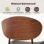 Chaises de salle à manger rembourrées en cuir de polyuréthane, chaises d'appoint pour salles à manger, cuisines et salons (ensemble de 2)-1829967041-1830613227