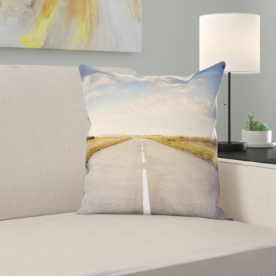 Microsuede Throw Pillow