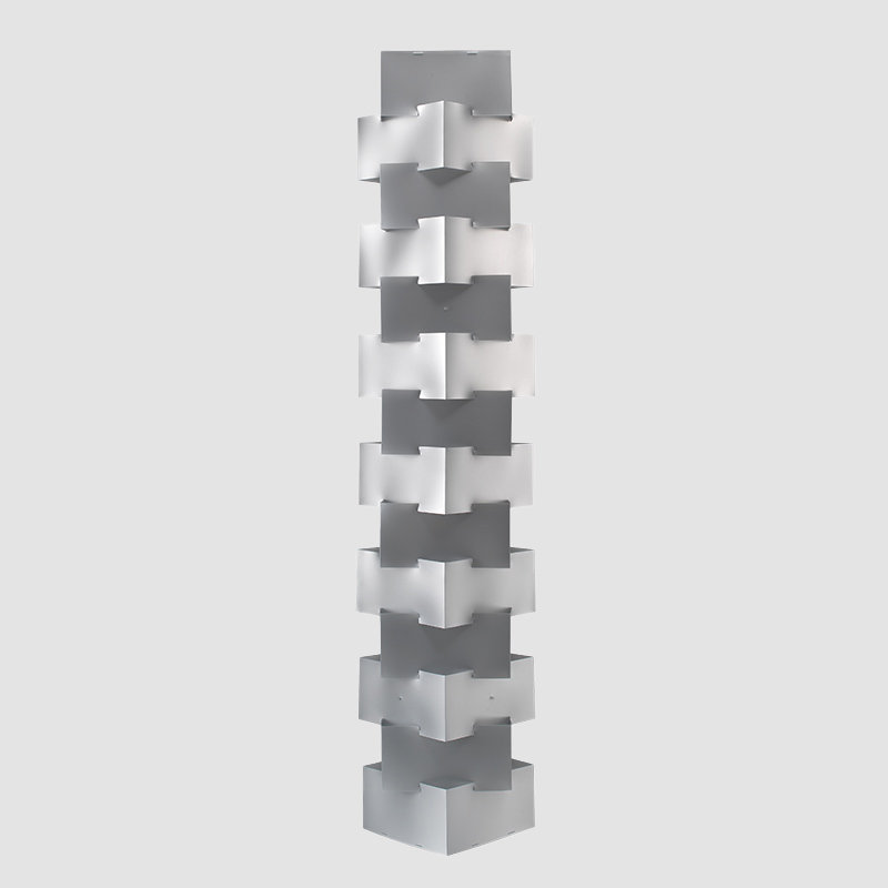 Building 64.56" Column Floor Lamp, Silver